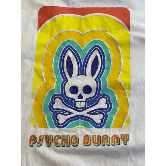 Mens Psycho Bunny Chelton Graphic T shirt EU size 9 - Picture 1 of 8